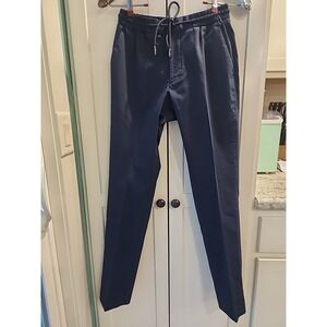 Express Extra Slim Modern Tech Suit Pants Mens 25x27.5 Navy Blue